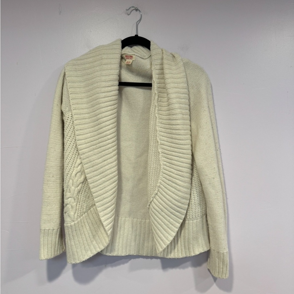 Mossimo white knit cardigan